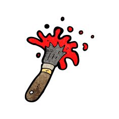 paint brush cartoon N20