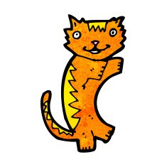 Cartoon Ginger Cat N20