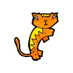 Cartoon Ginger Cat N22