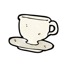 cartoon teacup N11