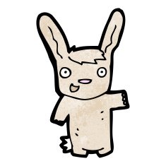 Cartoon Rabbit N155