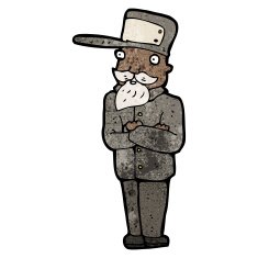 cartoon train driver N2