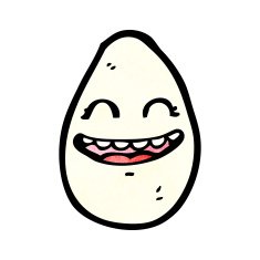 cartoon happy egg N2