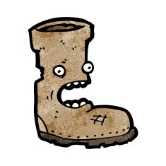 olc boot cartoon character N13