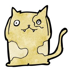 Cartoon Cat N280