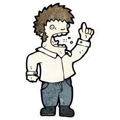 cartoon obnoxious man N4