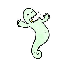 Cartoon Ghost N145