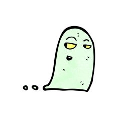Cartoon Ghost N146
