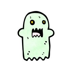 Cartoon Ghost N147