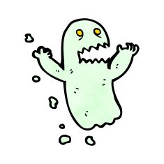 Cartoon Ghost N148