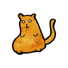 cartoon fat cat N4