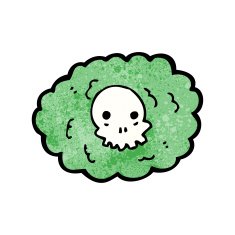 cartoon death gas cloud N4