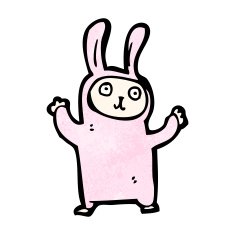 cartoon rabbit costume N12