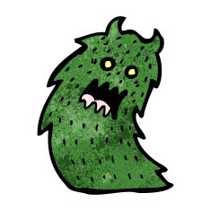 Cartoon monster N125