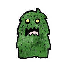 Cartoon monster N126