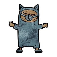 cartoon cat costume N16