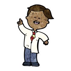 Cartoon Schoolboy N6