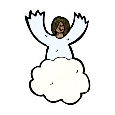 cartoon angel in heaven N4