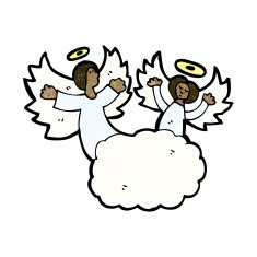 cartoon angel in heaven N5
