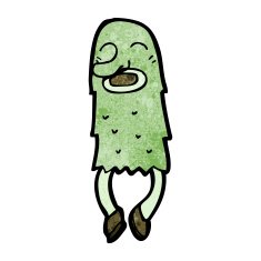 funny cartoon monster N43
