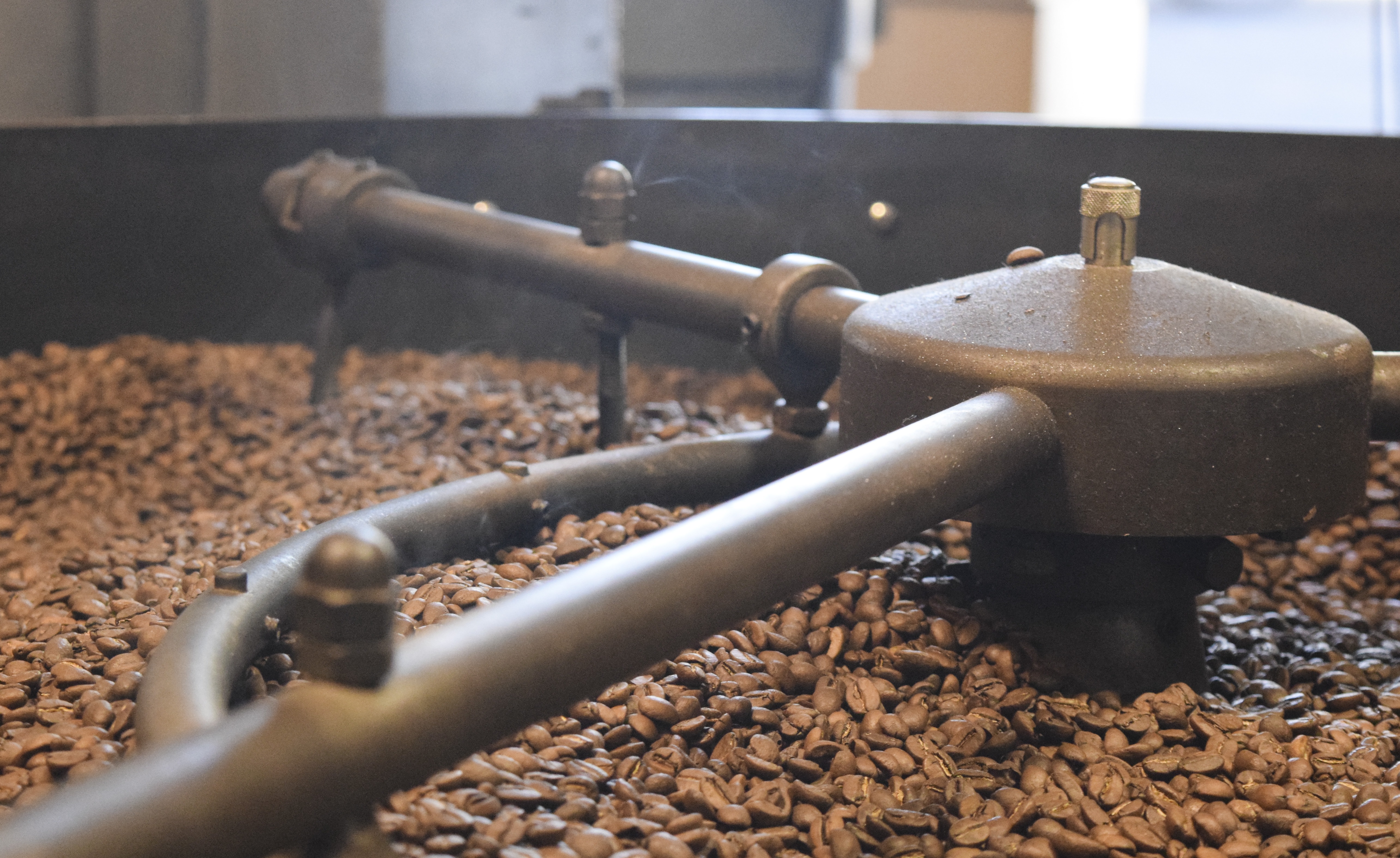 Roasting Of Fragrant Coffee Beans Free Image Download