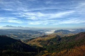 Pieniny - mountain range in north-eastern Slovakia