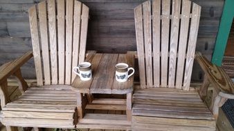 picture of the wooden chairs