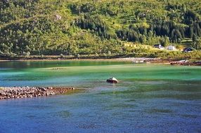 calm among the Norwegian fjords