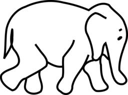 pencil-drawn elephant