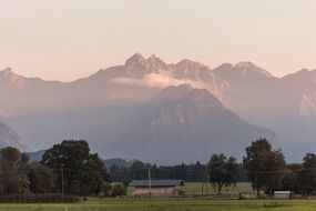alpine mountain landscape