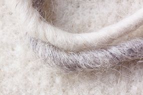 sheep's wool-felt