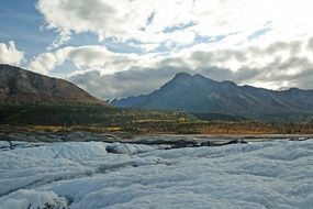 glacial ice in alaska