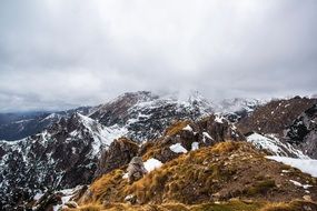 amazing mountain snowy peaks