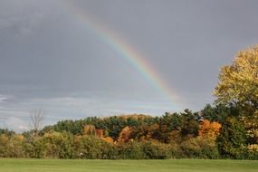 very beautiful color rainbow