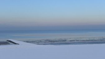 snow landscape in winter