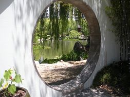 landscape of A window in a park in Singapore