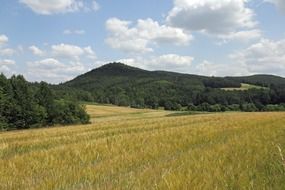 landscape of scenic countryside in Germany
