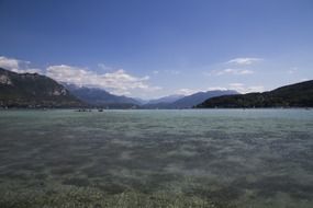 view of lake Annecy in France