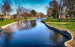 lake canal in Hastings