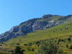 landscape of rocce del manco mountain