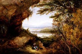 Painting painted by the James Hamilton