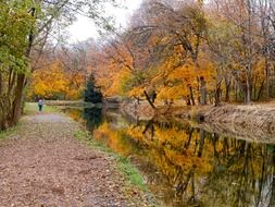 autumn landscape in Pennsylvania