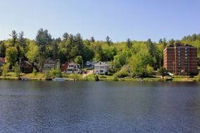 Saranac lake in New York