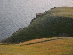 green hill over the black sea