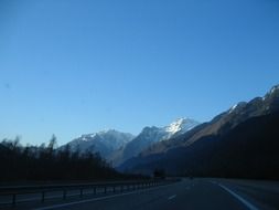 stunning mountains panorama