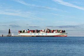 container ship cosco