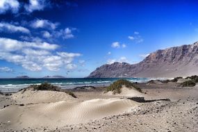 Beautiful landscape with Lanzarote