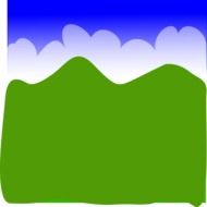 environment landscape vector scenery