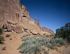 moab of arches national park in utah