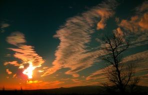 tbilisi red sky